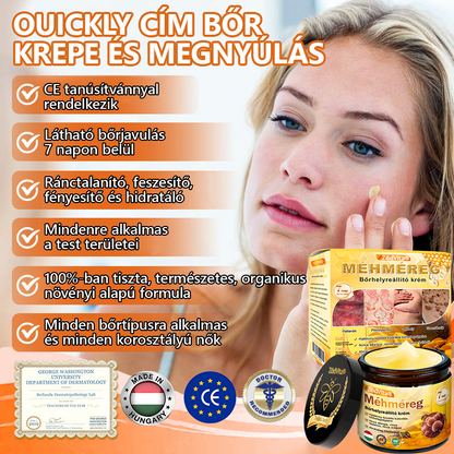 🌟🌟 ZödVita® Méhméreg Bőr Helyreállító Krém 🔥Természetes Öregedésgátló, Feszesíti a Bőrt, Csökkenti a Ráncokat– 50ml