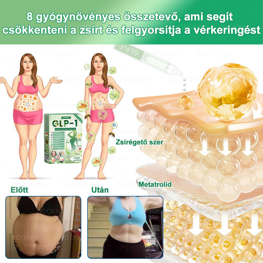 🍀DOOEKA® GLP-1 8 az 1-ben Fit & Vital Szájon át szedhető oldat – ⏰Napi egyszer, 7 nap alatt látható változás / Elhízás, szív- és érrendszeri egészség, cukorbetegség, alvási apnoe, bélrendszer egészsége, ízületi problémák és még sok más esetén