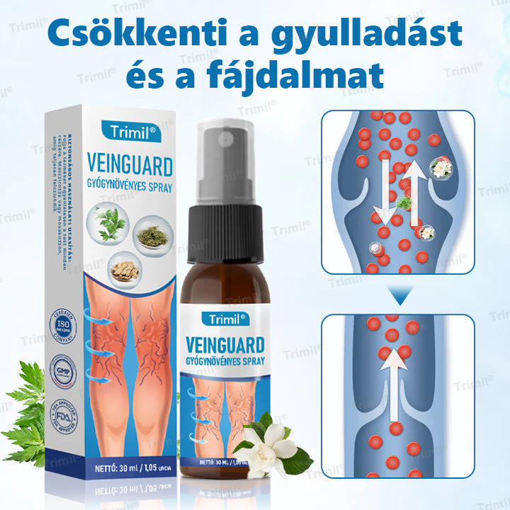 💙Trimil® VeinGuard Gyógynövényes Spray-✅ Klinikailag bizonyított, hogy mindössze 7 nap alatt megszünteti a visszereket!